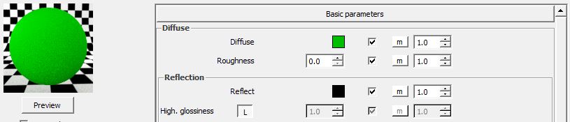 revised diffuse setting
