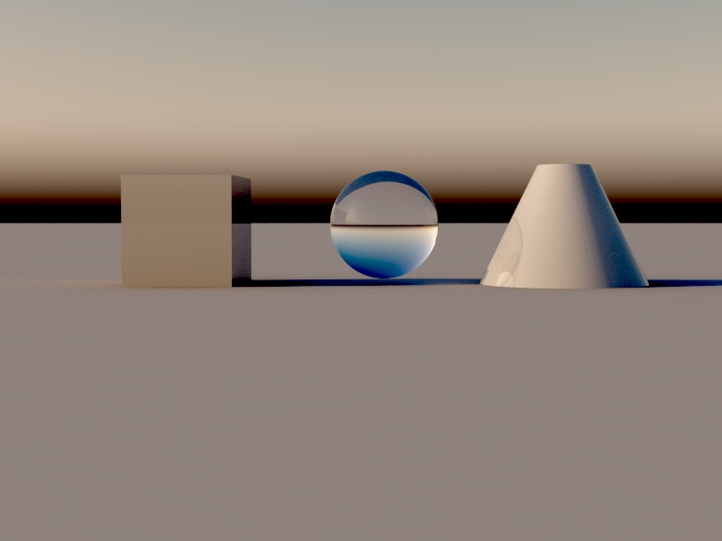 late afternoon rendering