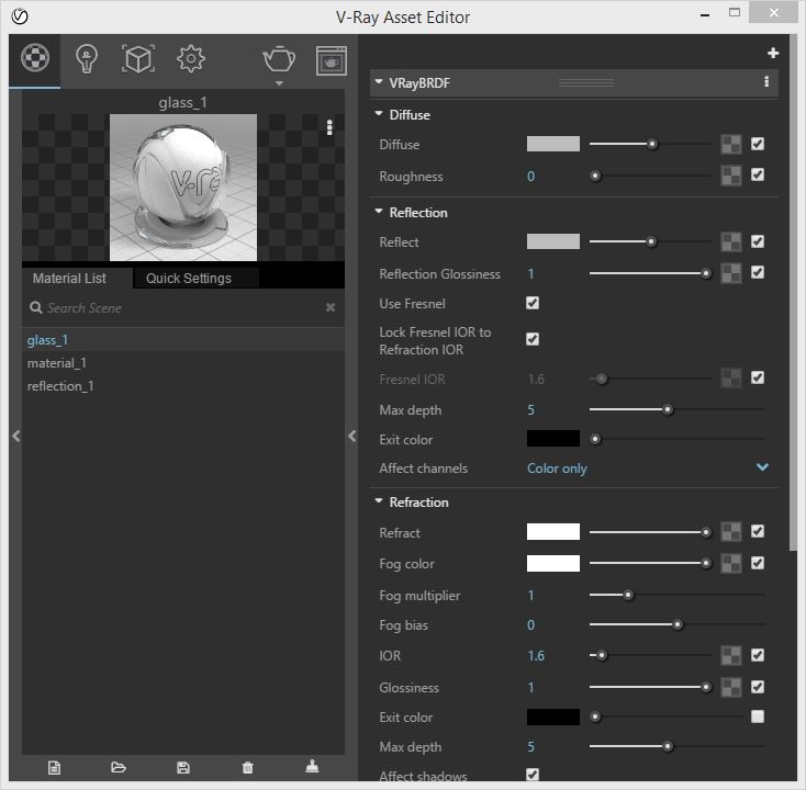 adjust refraction and fog