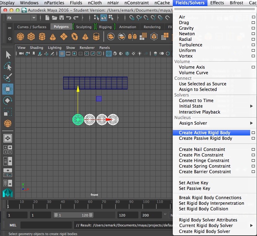 set active rigid body