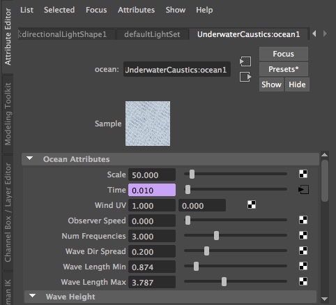 ocean attributes