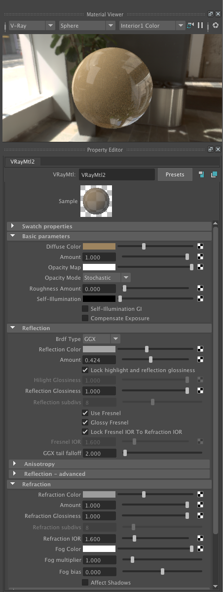 second vray shader