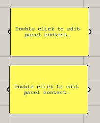 two yellow panels