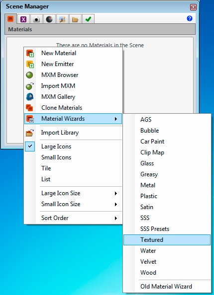 New Material Dialog
