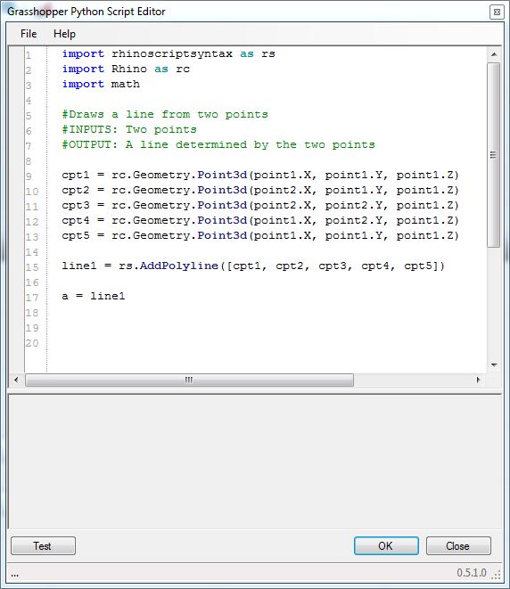 python script window