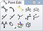 sub-menu for point edit tools