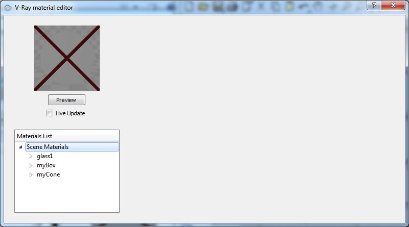 material editor pre-load vismat