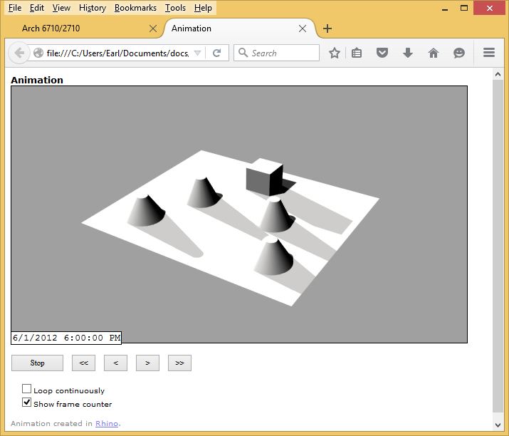 play animaiton in HTML file