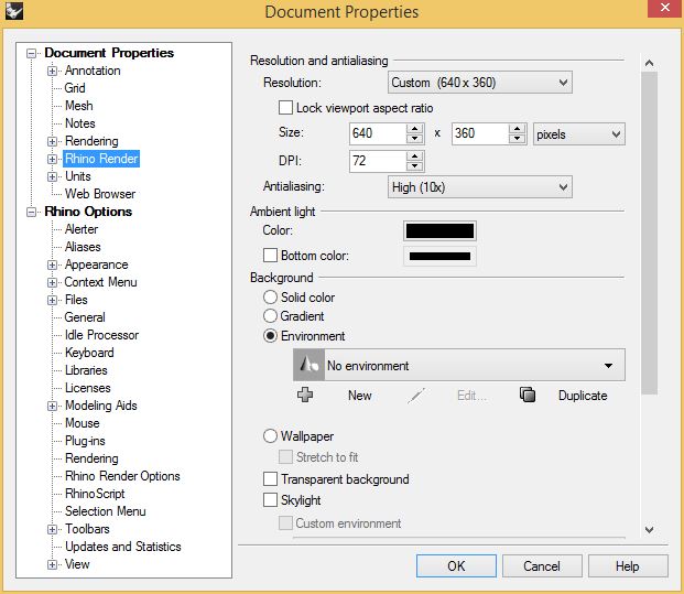 set resolution and antialiasing