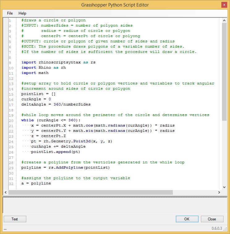 polygon script