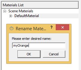rename material