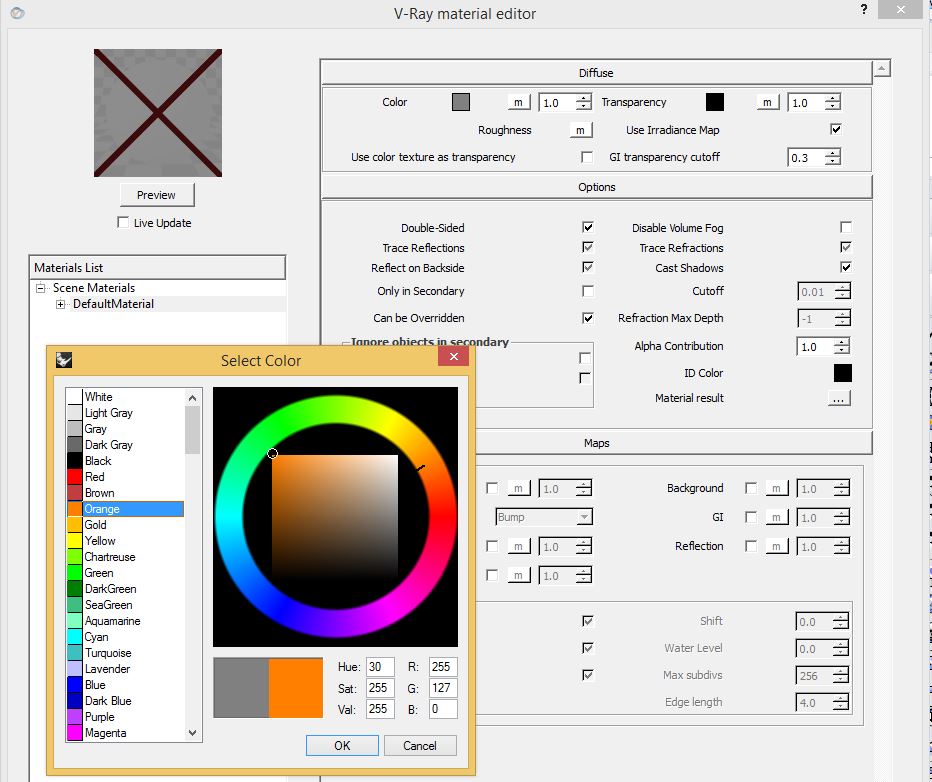 color select