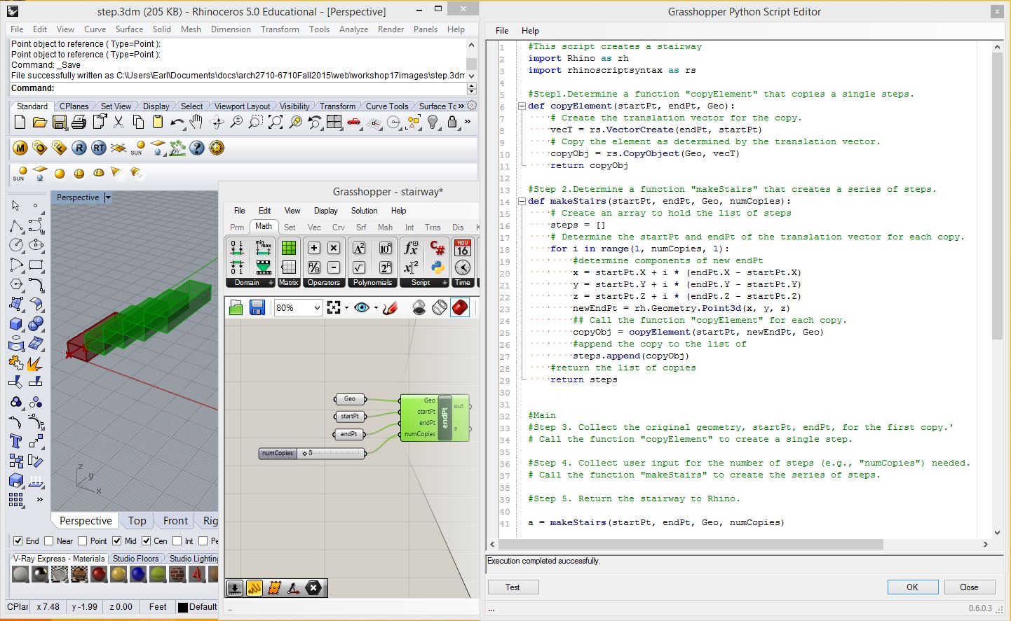 stairway python script