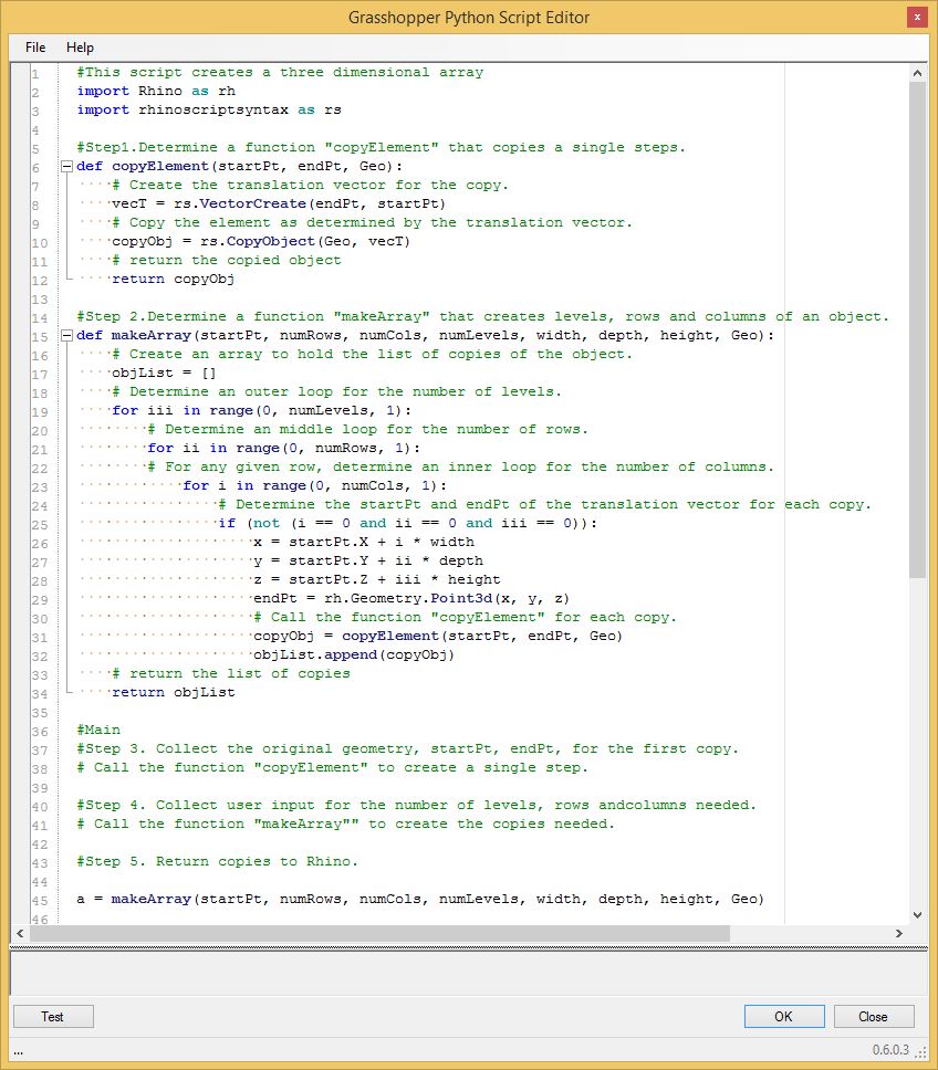 3d array script