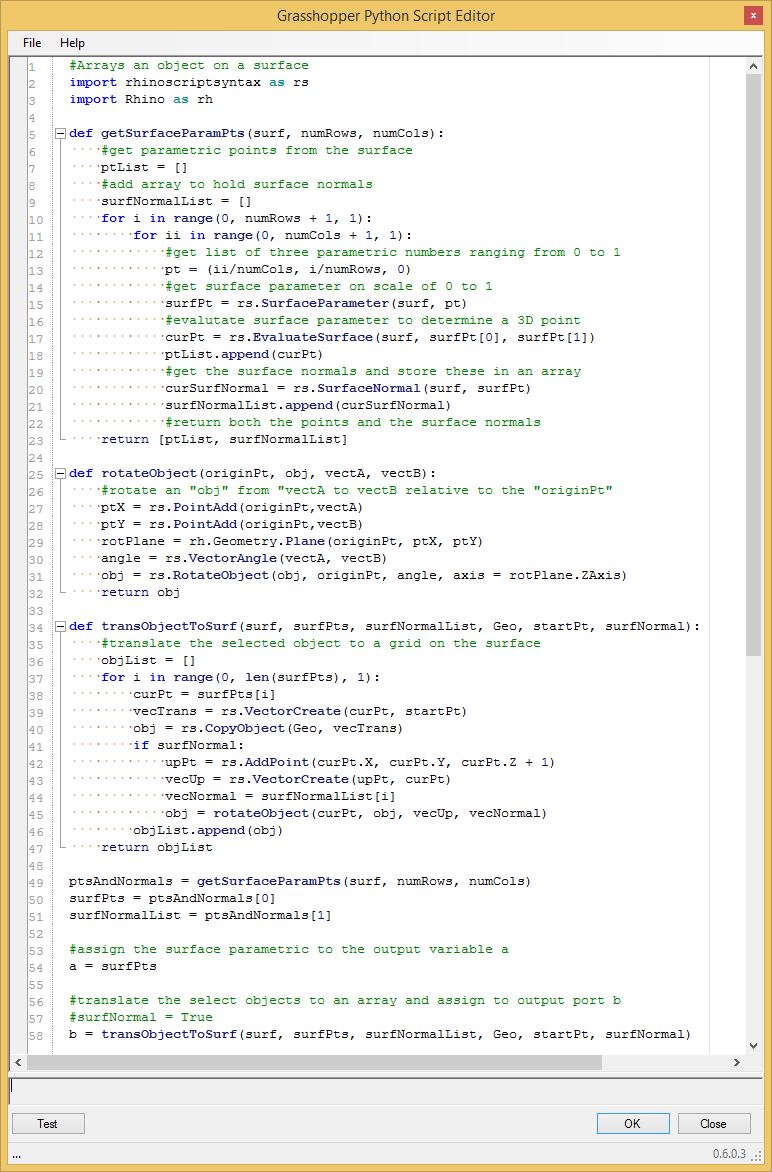 adjust script for input parameter