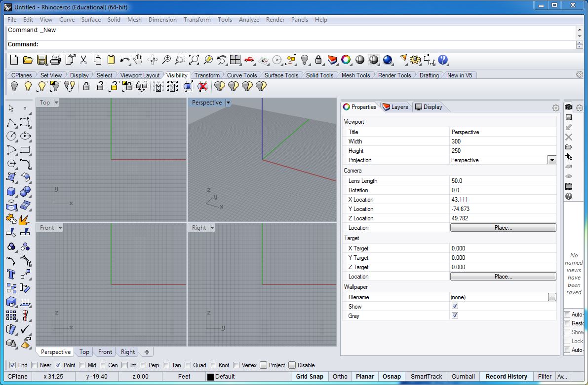 Rhino Full Program Window