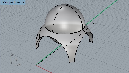 dome step 1