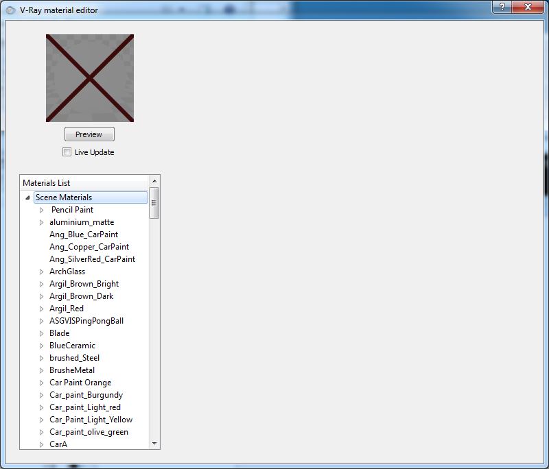material editor post lib. collection added
