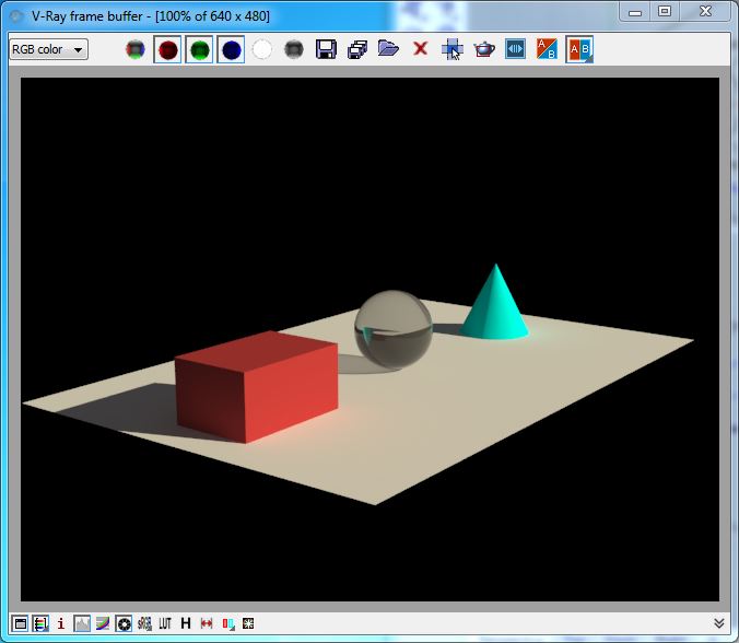 render with colors added to box and cone