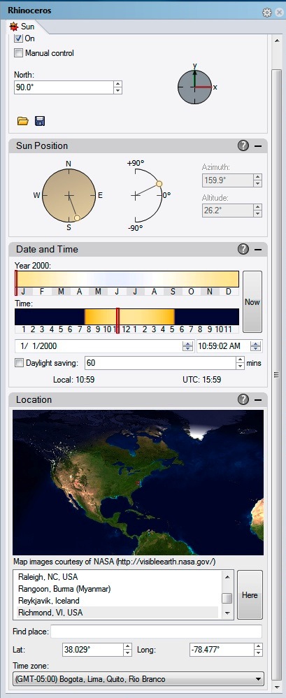 sun control panel