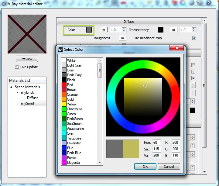 color the sane