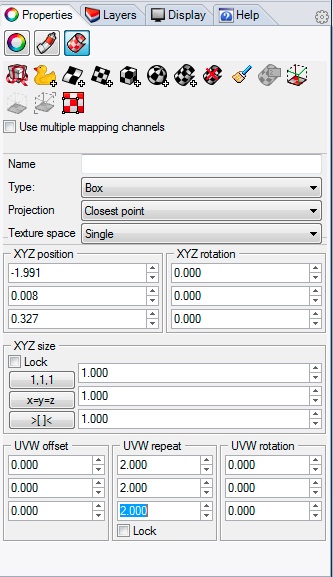 repeat texture map