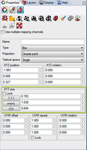 xyz box map size