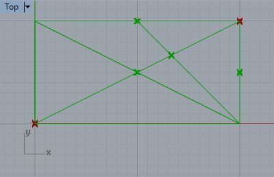 intersection diagonals on right