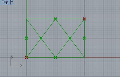 left and right arc center points for oval