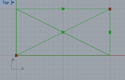 major diagonal lines intersect pt