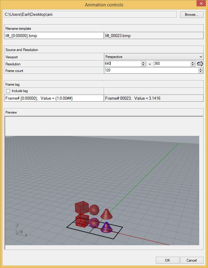 animation controls