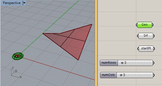 set geometry parameters