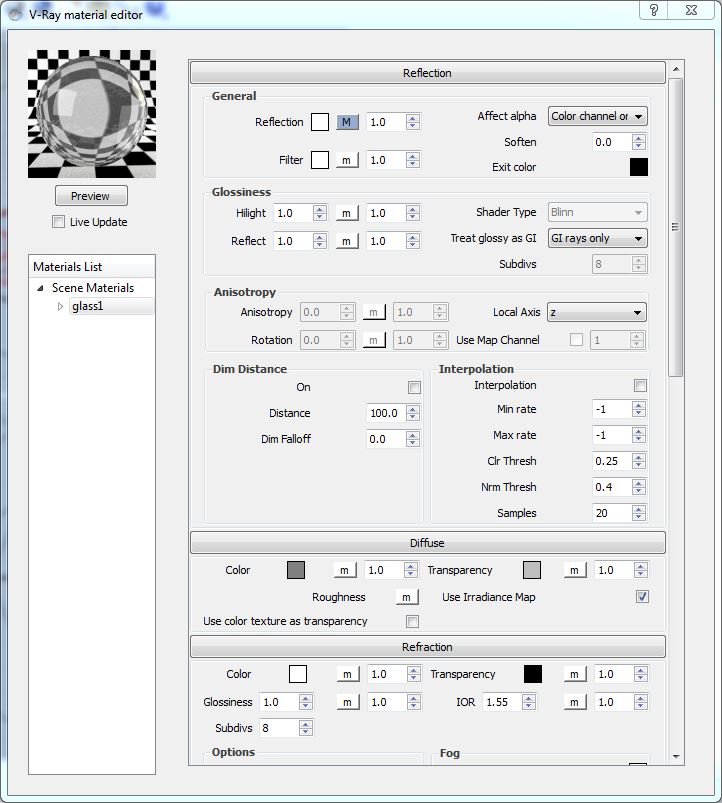 preview transparent glass