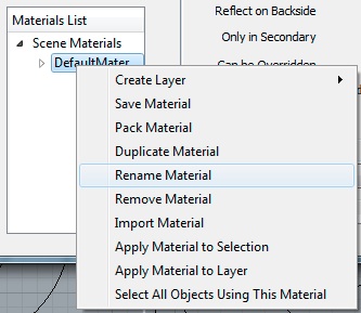 rename material