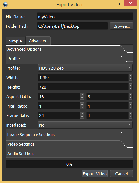 advanced tab profile