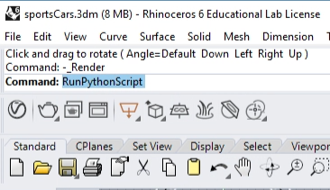 command to run python