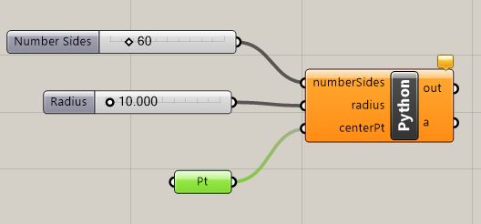 Connect Parameters to Circle Script