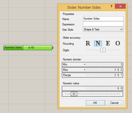 number sides component