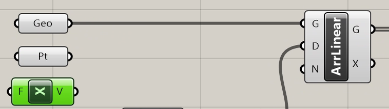 add unit vector x component