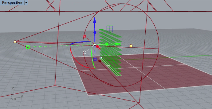 adjust camera position and target