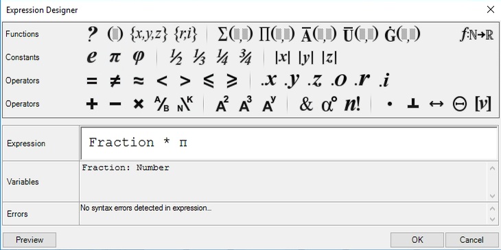 write expression