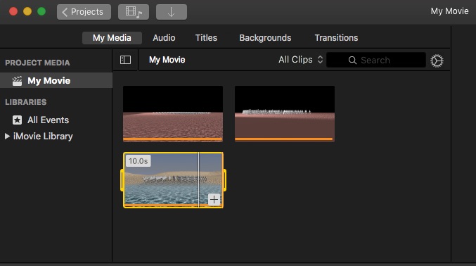 drag mouse through movie clip