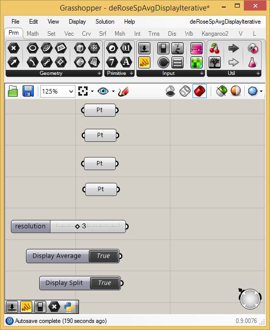 slide and boolean toggles
