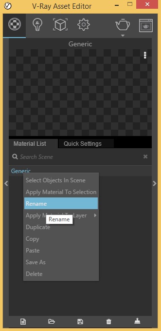 rename material