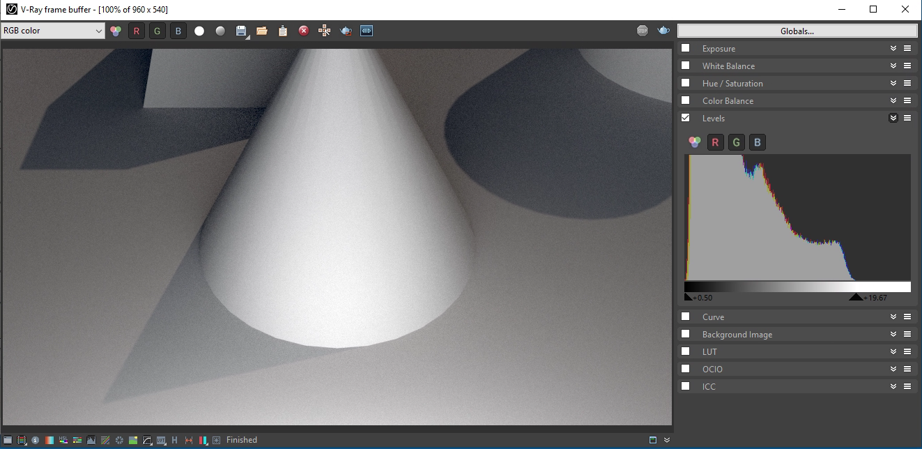 preliminary render test