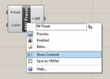 show Controls
