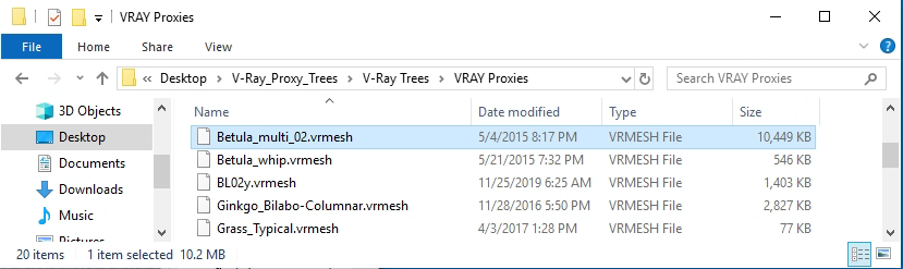 select tree