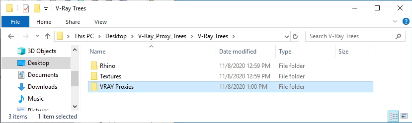 subfolder location