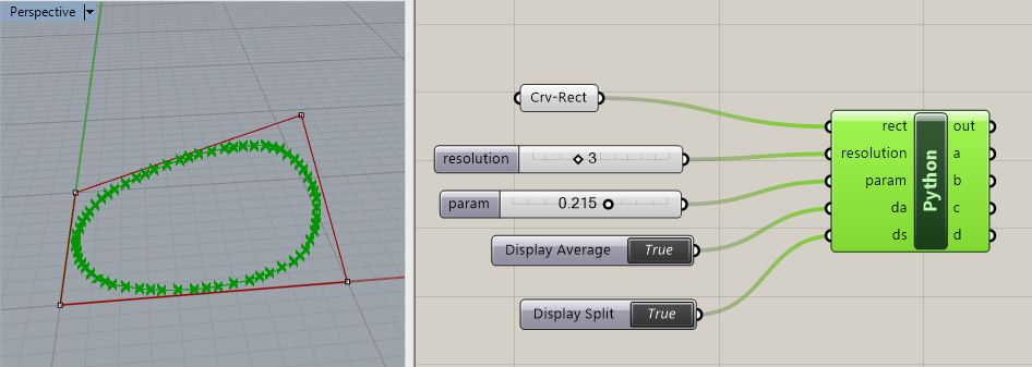 script with parametric variable