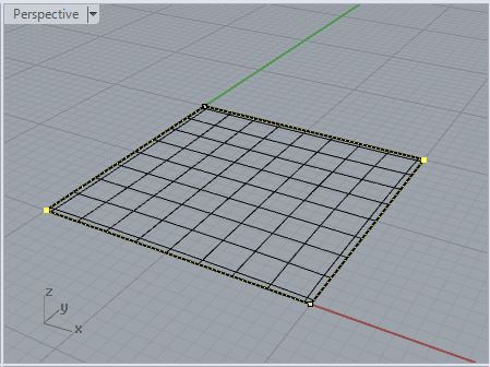 control points for original rectangle on